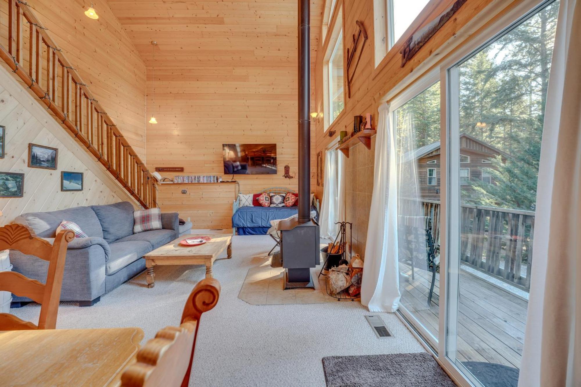 Quaint Cabin Deck And Grill In Leavenworth Exterior foto