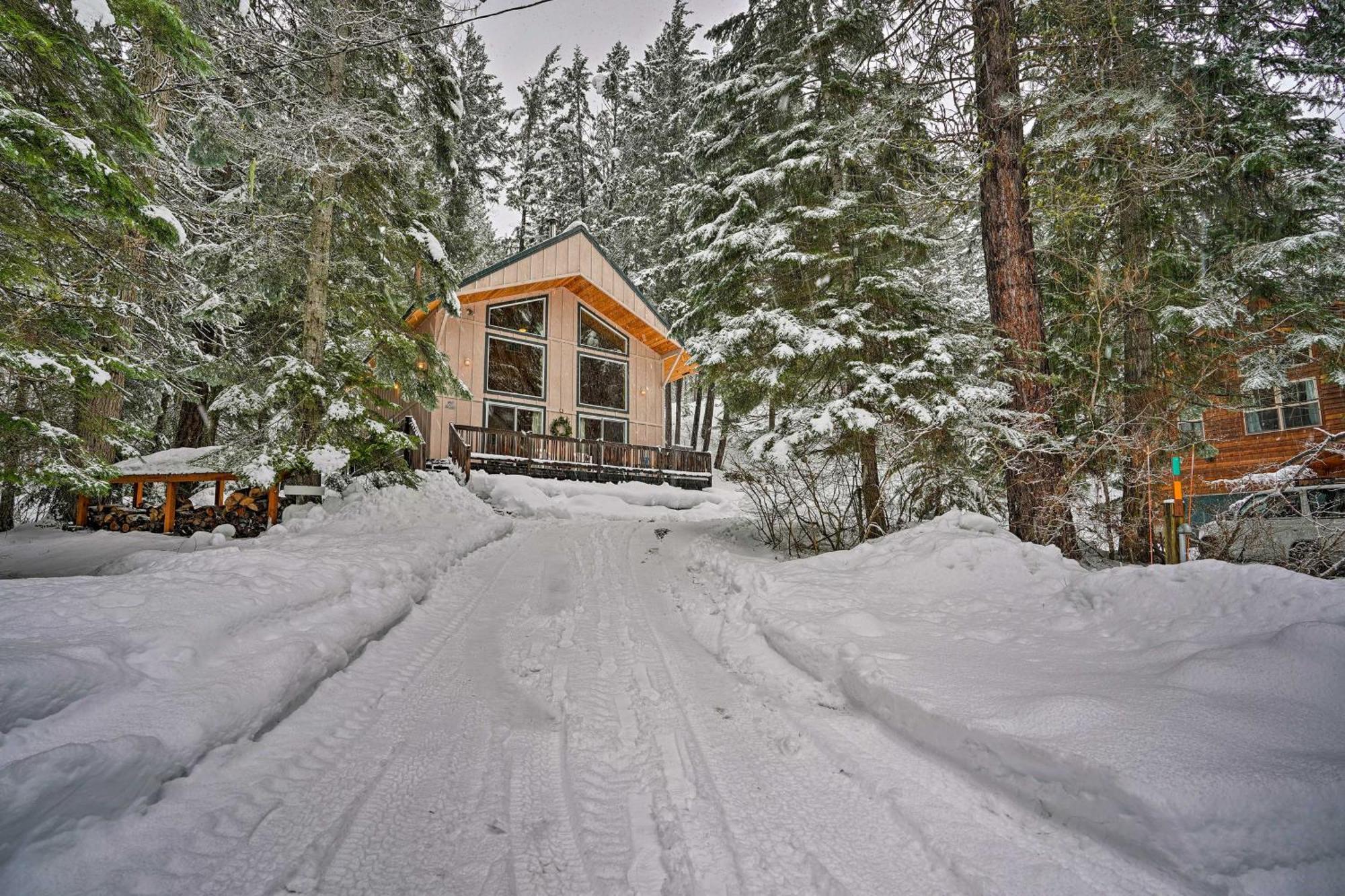 Quaint Cabin Deck And Grill In Leavenworth Exterior foto
